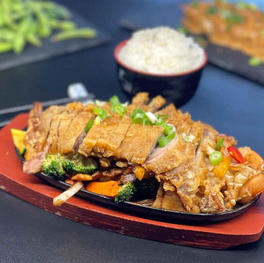 Koyaki Spezial auf heißer Platte